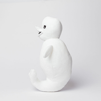 Baby Beluga Stuffed Animal Made from Recycled Plastic